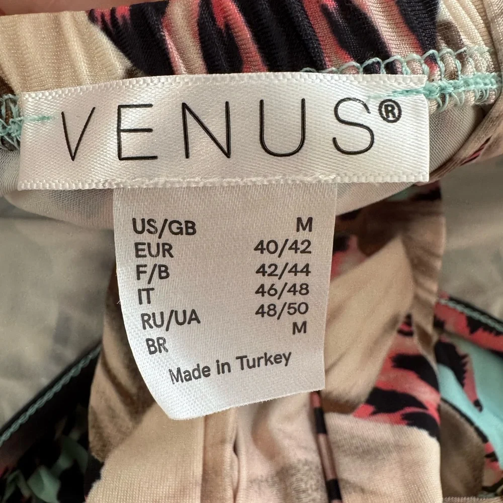 Venus Halter Floral & Animal Print Maxi Dress - Medium - Picture 6 of 9